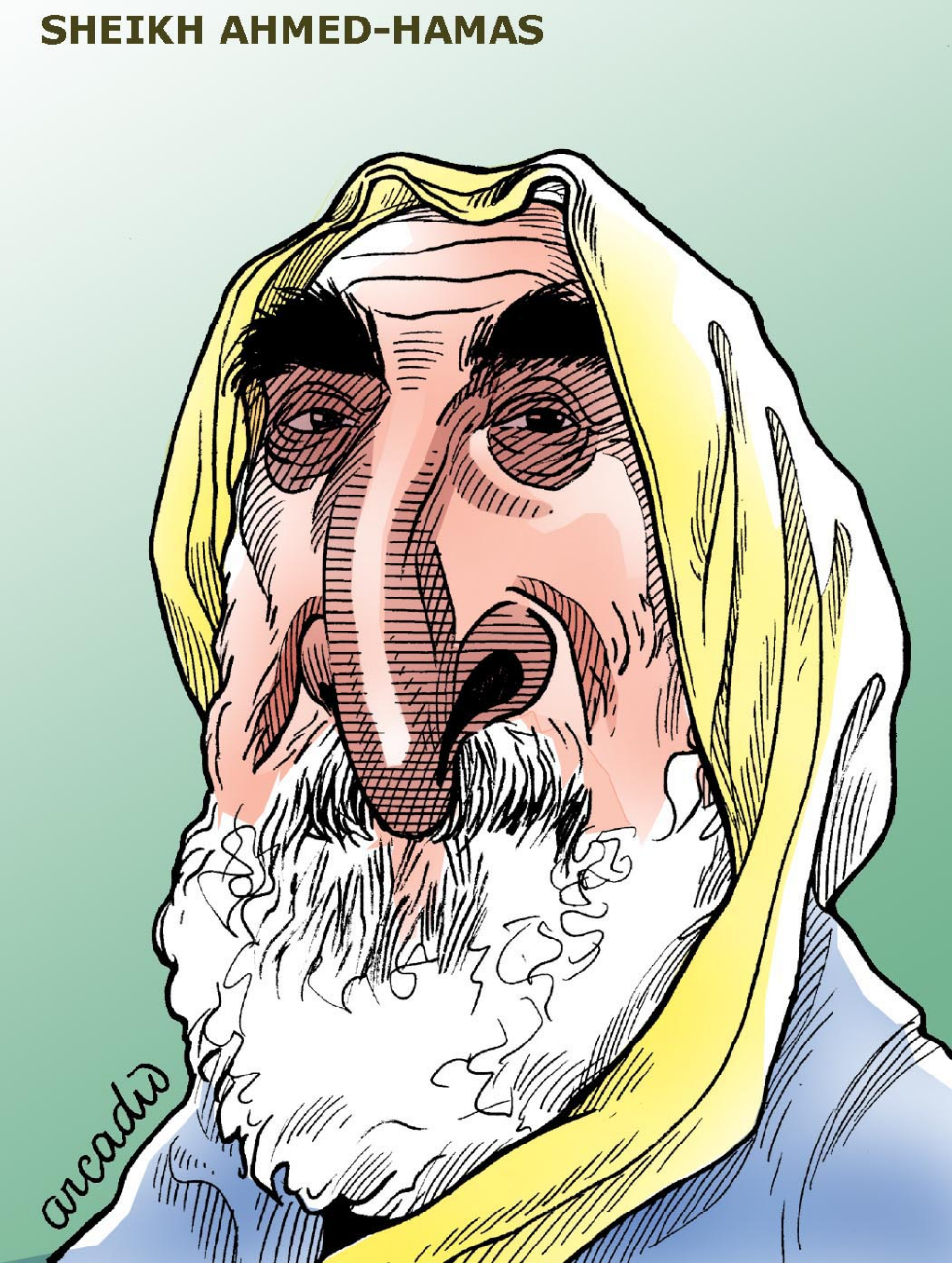 Sheikh Ahmed Yassin Color