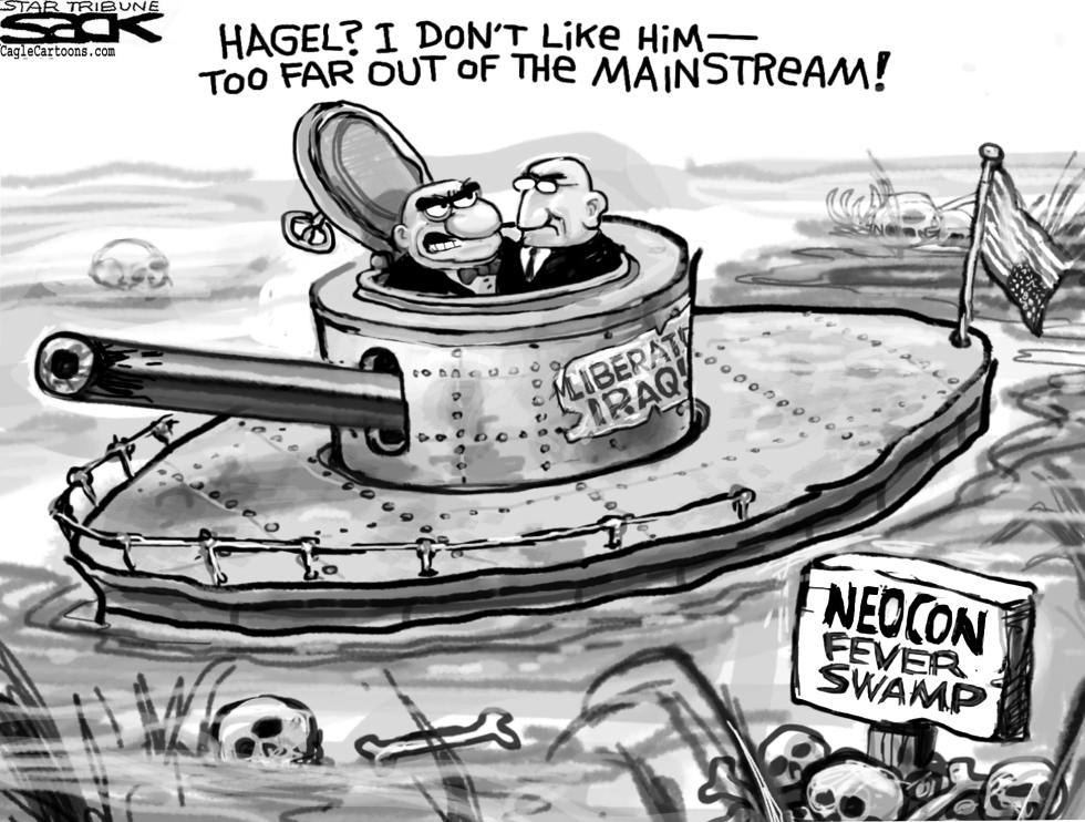 Hagel vs Neocons