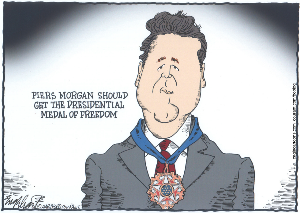  PIERS MORGAN by Bob Englehart