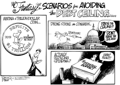 DEBT CEILING SCENARIOS by Nate Beeler