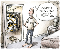 NHL RETURNS  by Adam Zyglis