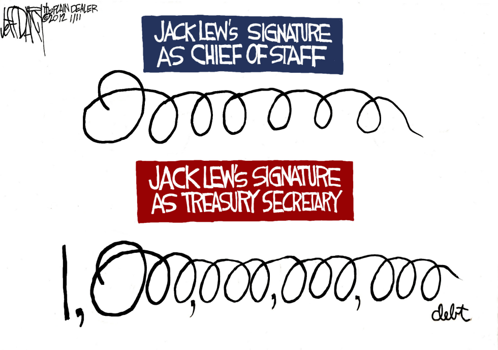 Treasury Secretary Signature