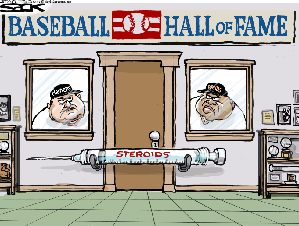  BASEBALL HALL OF FAME REJECTS  by Steve Sack