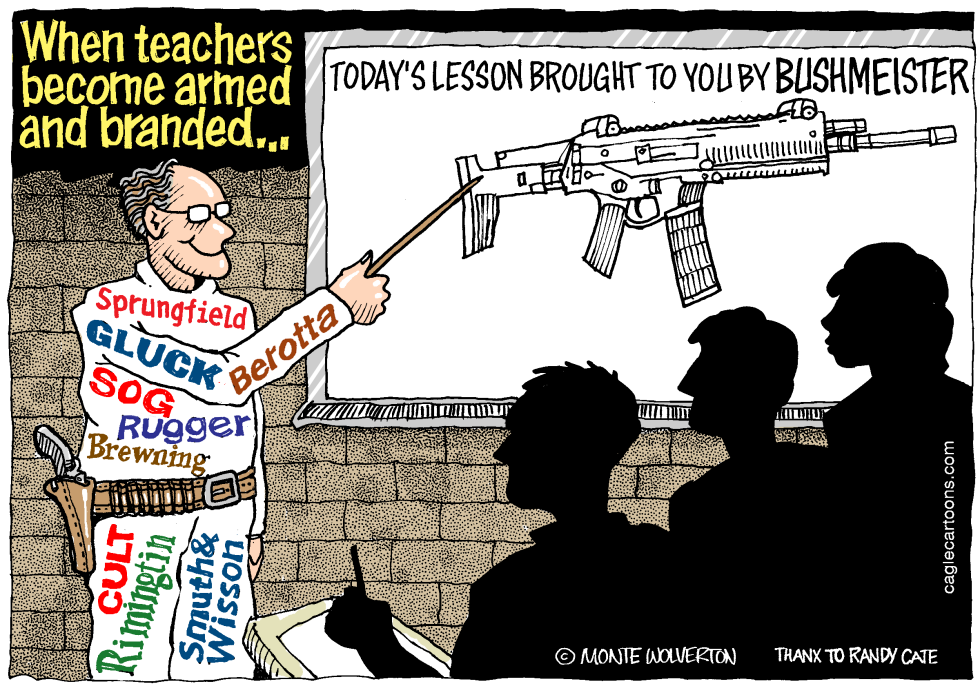 Armed Teachers Turn Classrooms Into Branded Gun Ads