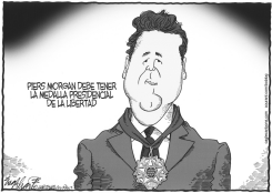 PIERS MORGAN by Bob Englehart