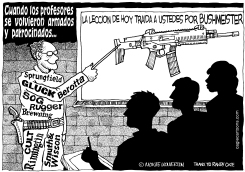 PROFESORES ARMADOS by Monte Wolverton