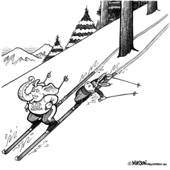 REPUBLICAN AGENDA IS A SCARY DOWNHILL RIDE FOR DEMOCRATS by R.J. Matson