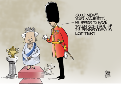 LOCAL- PA, LOTTERY GOES TO BRITAIN, by Randy Bish