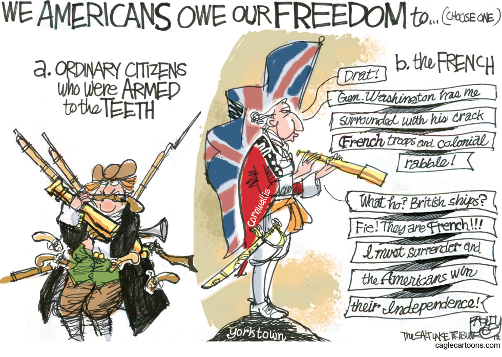  FREEDOM FROGS by Pat Bagley