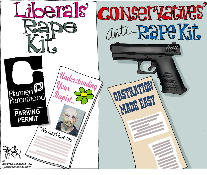Liberals' Rape Kit COLOR