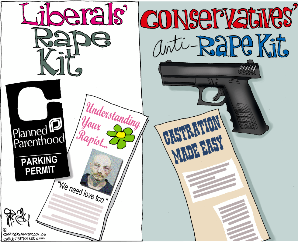 Liberals' Rape Kit COLOR