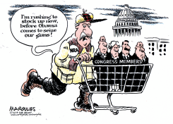 GUN SALES SURGE  by Jimmy Margulies