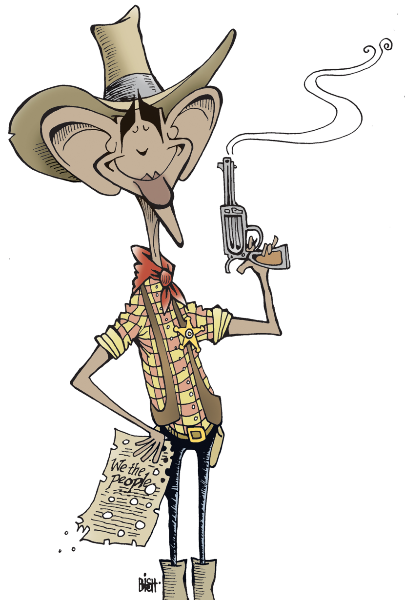 OBAMA AND GUNS, COLOR