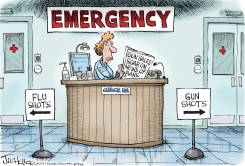 GUN BANS by Joe Heller