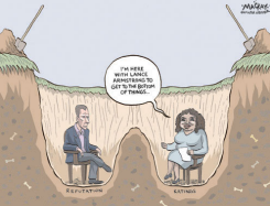 LANCE AND OPRAH by Graeme MacKay