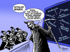 GLOBAL WARMING THREAT  by Paresh Nath