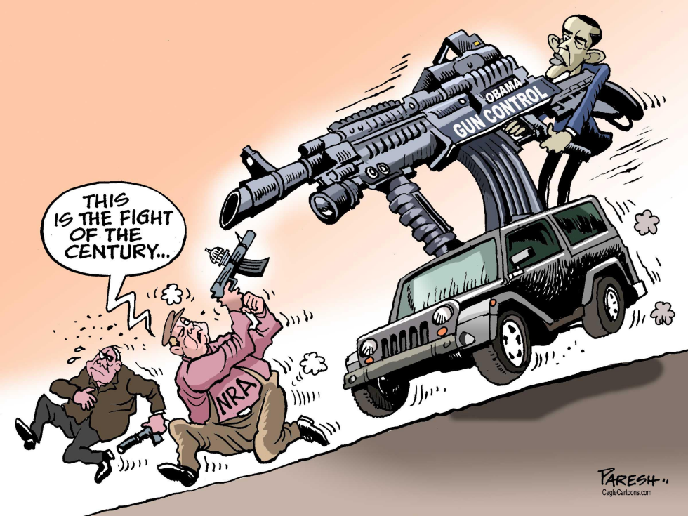  OBAMA GUN CONTROL by Paresh Nath