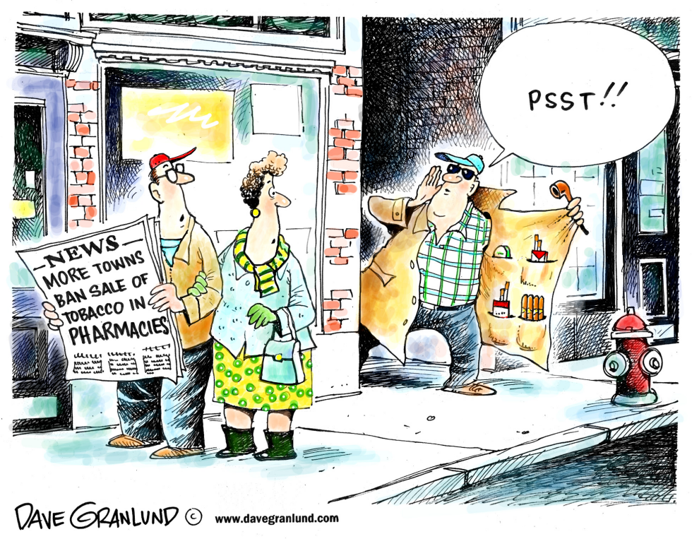 Pharmacy tobacco sales