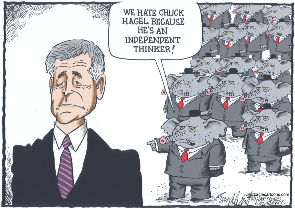 Chuck Hagel COLOR