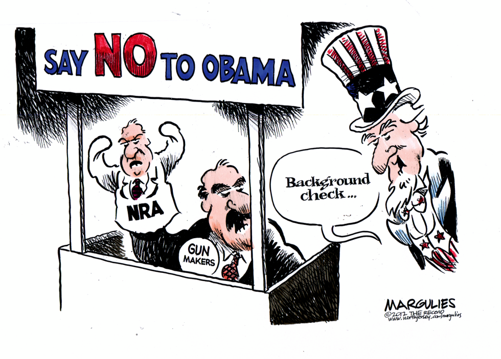 NRA and Gun  makers color