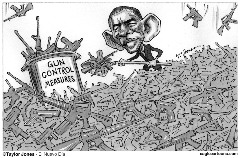 Obama digs gun control