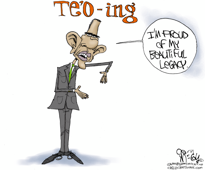 Obama Te'O-ing COLOR