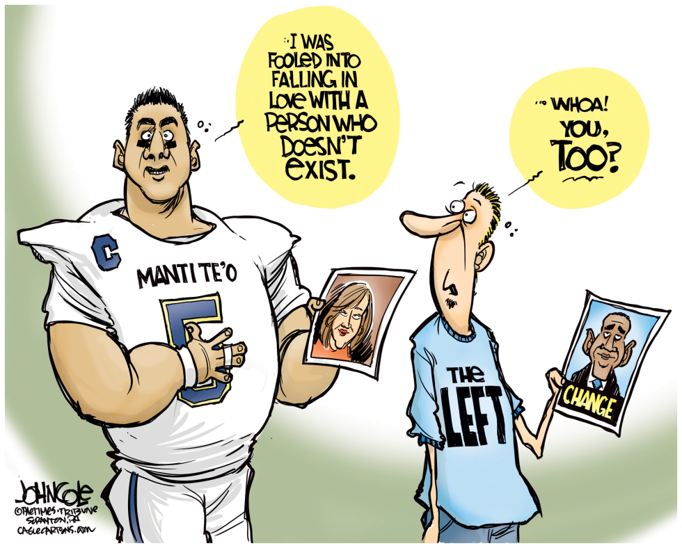 Manti Te'o and Obama COLOR