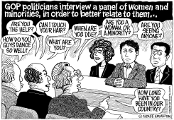GOP AND WOMEN AND MINORITIES by Monte Wolverton