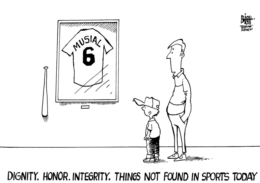 STAN MUSIAL, B/W
