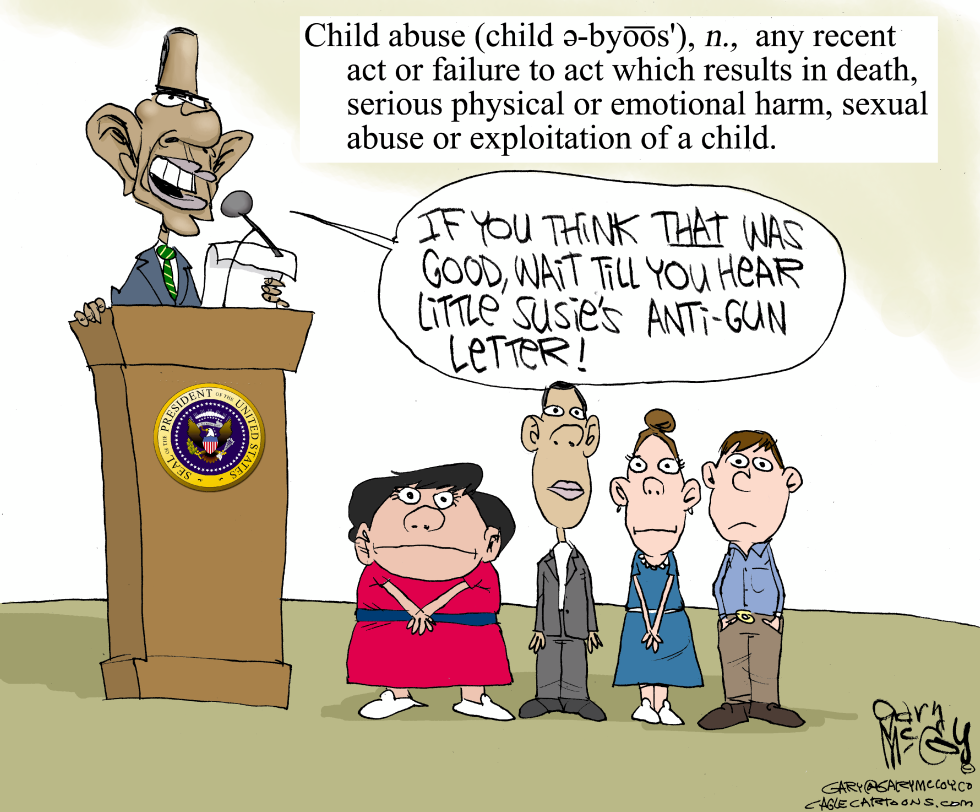 Obama Exploits Kids COLOR