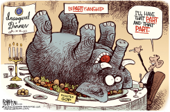 BIPARTISANSHIP  by Rick McKee