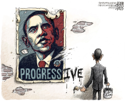 OBAMA SECOND TERM  by Adam Zyglis