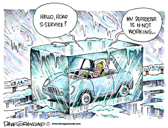 FRIGID TEMPERATURES by Dave Granlund