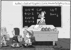 GUNS IN THE CLASSROOM by Bob Englehart