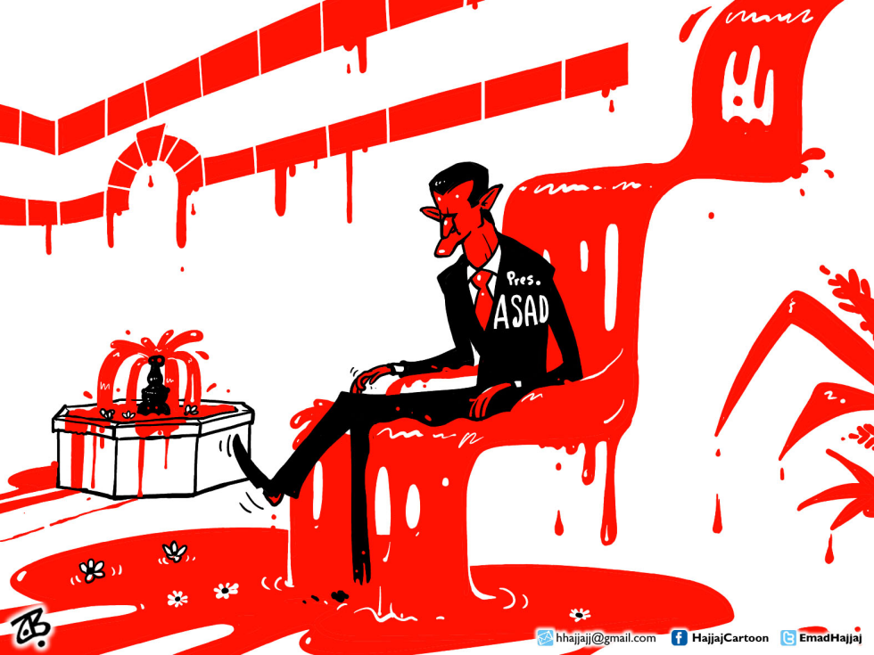  PRESIDENT ASSAD by Emad Hajjaj