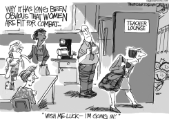WOMEN AT WAR by Pat Bagley