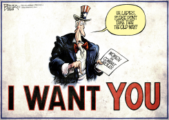 COMBAT WOMEN  by Nate Beeler