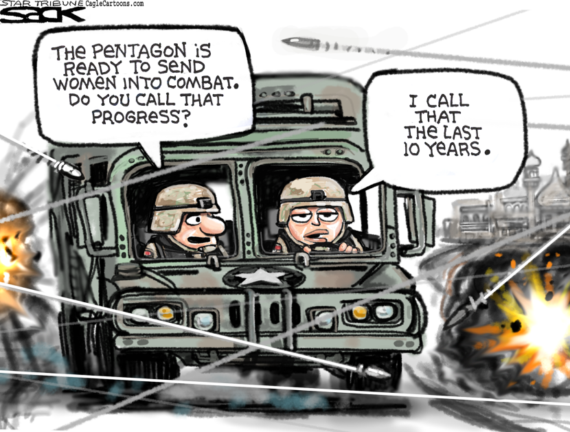 Women Already in Combat color
