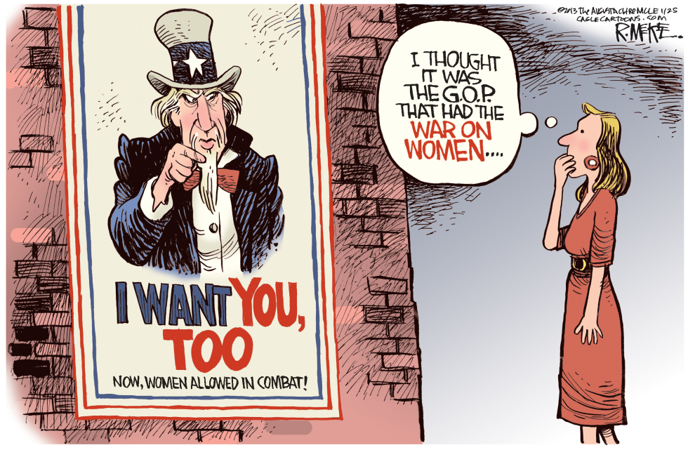 Women In Combat Poster COLOR