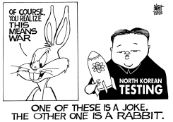 NORTH KOREAN JOKE, B/W by Randy Bish