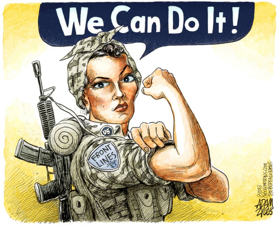 Women in the Military COLOR