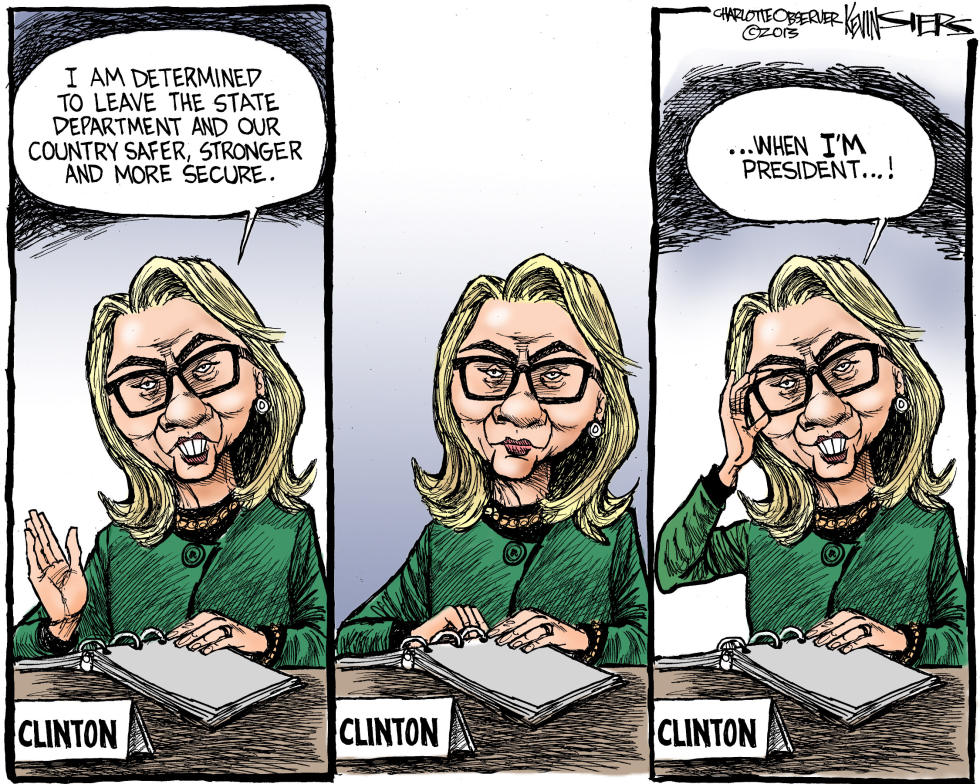 PRESIDENT HILLARY by Kevin Siers