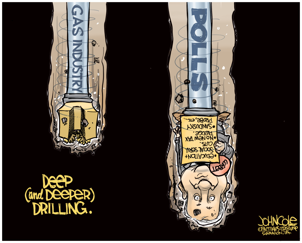 LOCAL PA -- Corbett polls COLOR