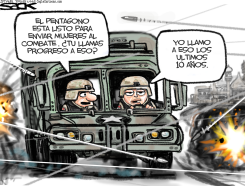 LAS MUJERES YA PRESENTES EN EL COMBATE / by Steve Sack