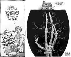LOCAL PA  GAS DRILLING AND ENVIRONMENT BW by John Cole