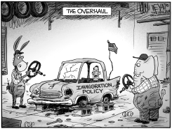 IMMIGRATION OVERHAUL by Christopher Weyant