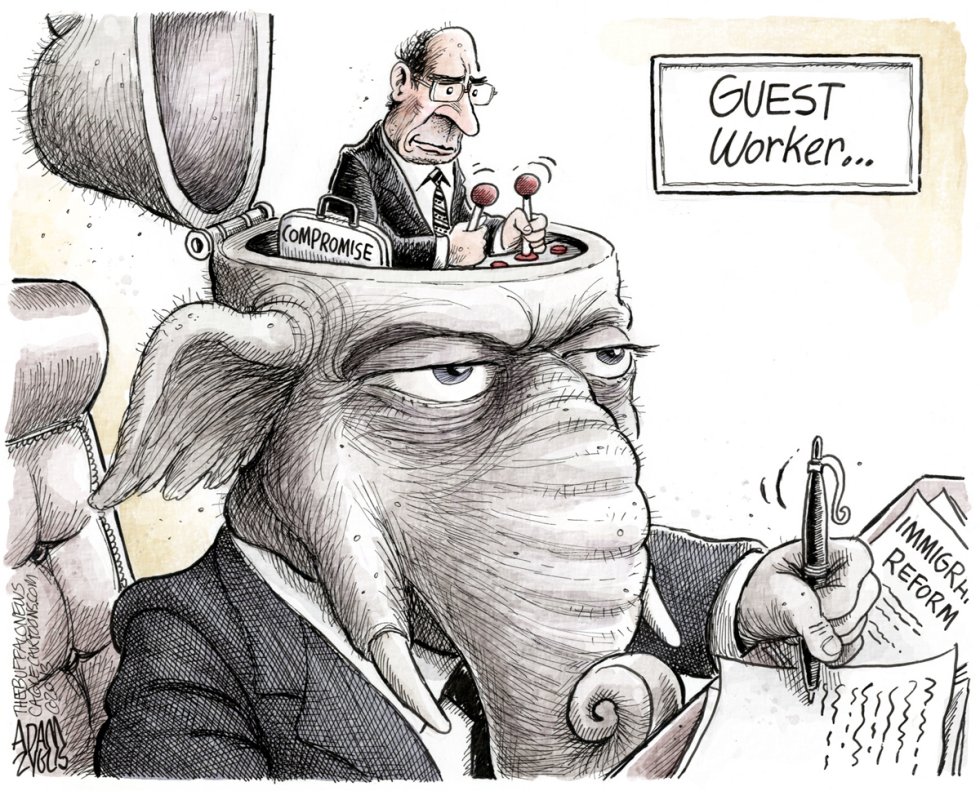  GOP GUEST WORKER by Adam Zyglis