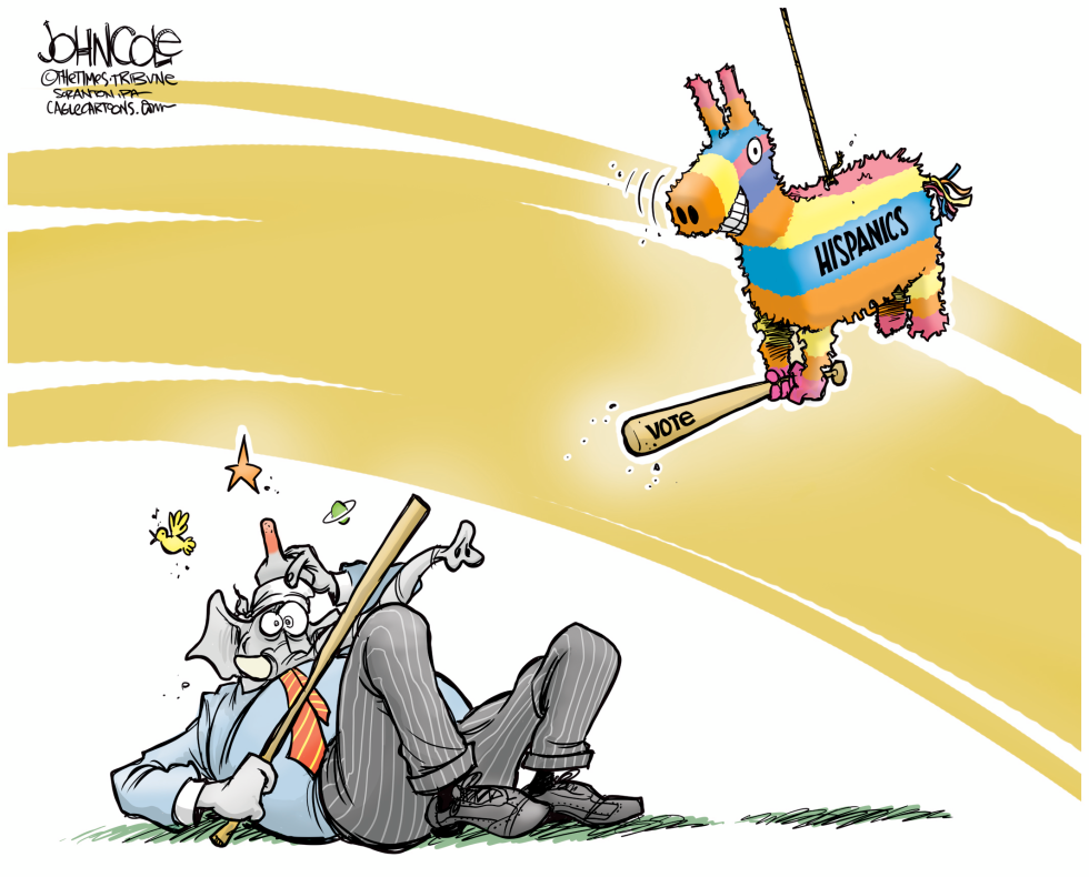 GOP and the piñata -COLOR