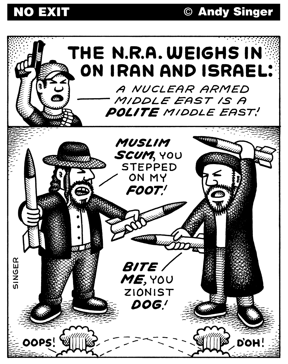 NRA weighs in on Iran and Israel