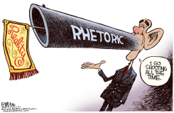 OBAMA SHOOTING  by Rick McKee